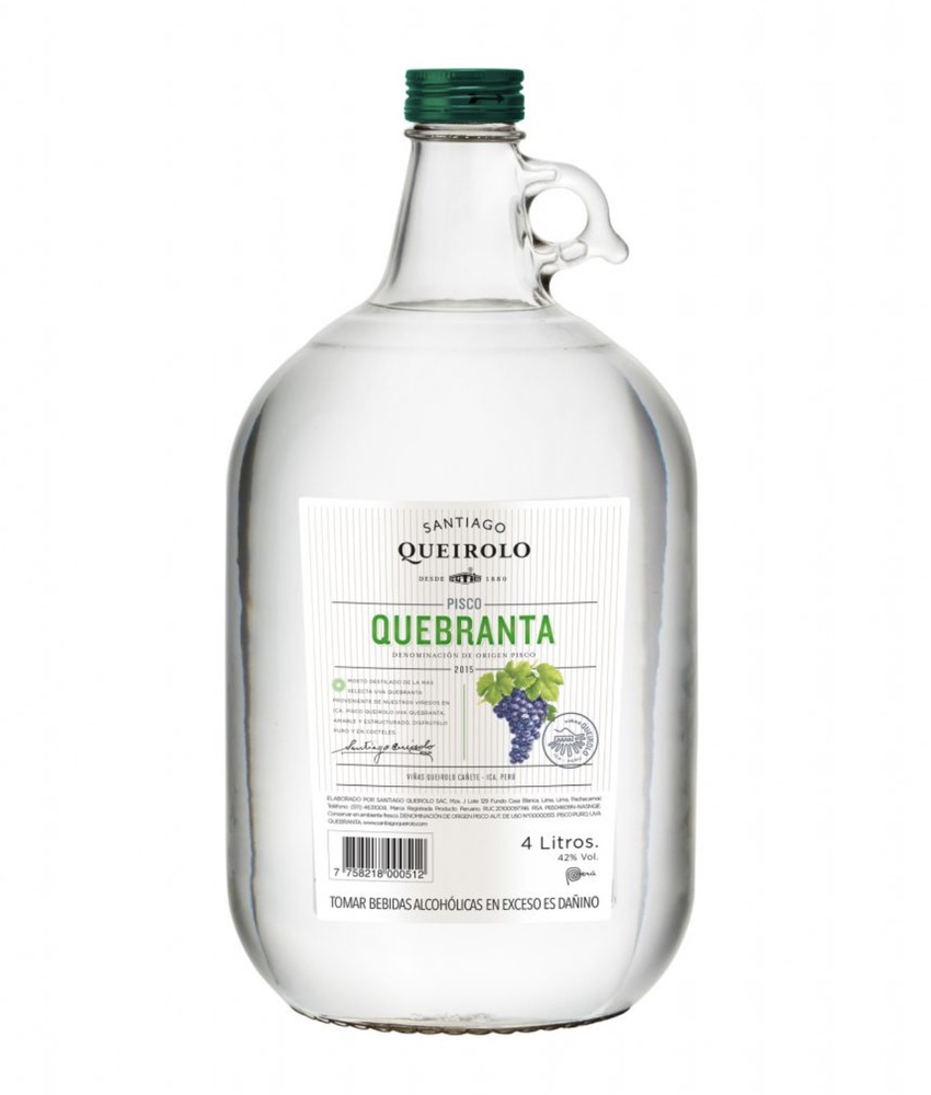 PISCO SANTIAGO QUEIROLO QUEBRANTA 4L