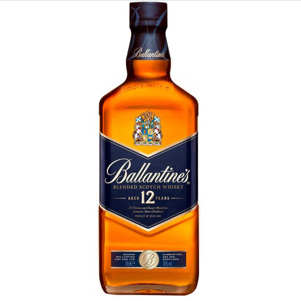 WHISKY BALLANTINES 12 AÑOS 750mL