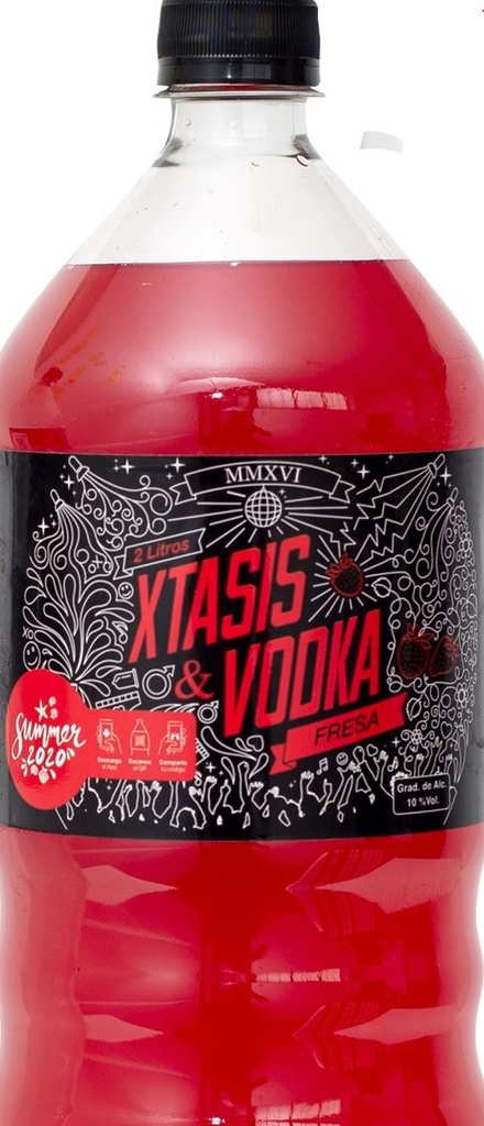 XTASIS VODKA FRESA 2L 