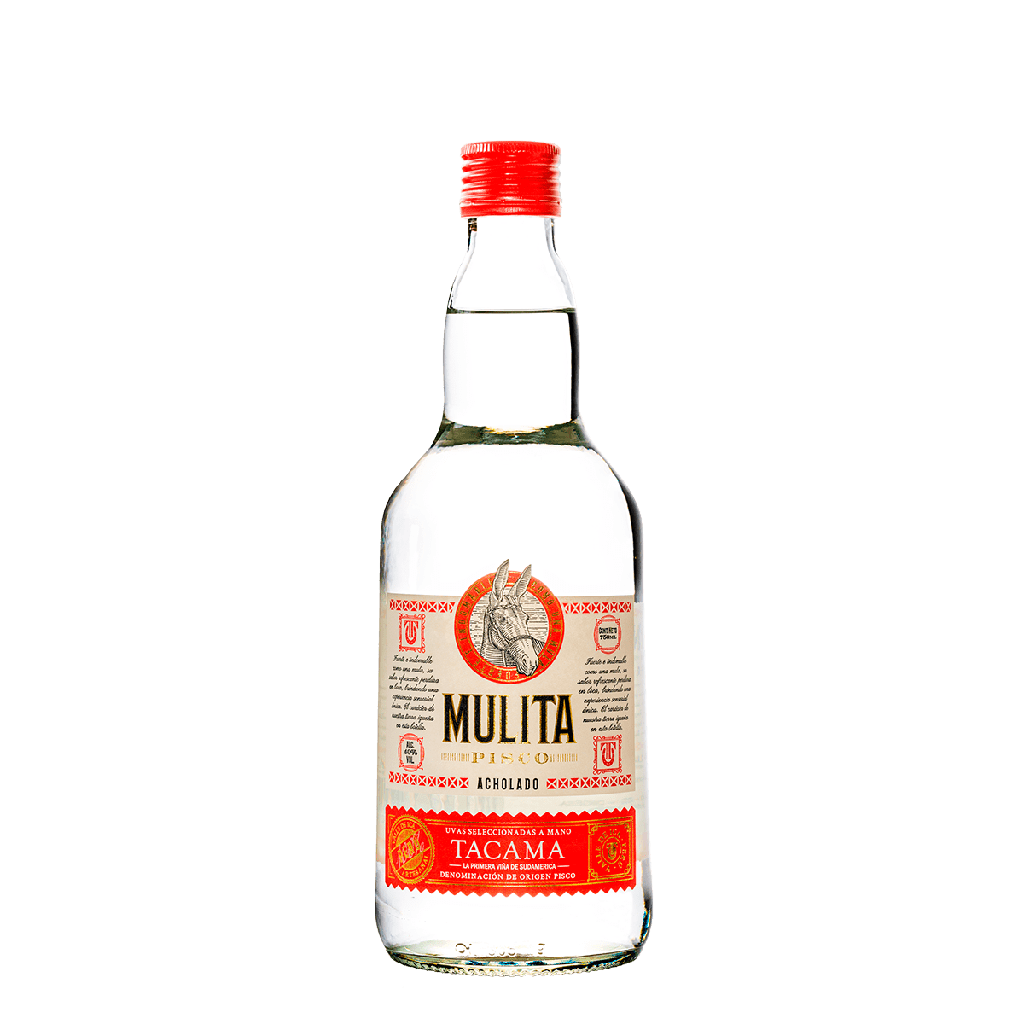 PISCO TACAMA MULITA ACHOLADO 750mL