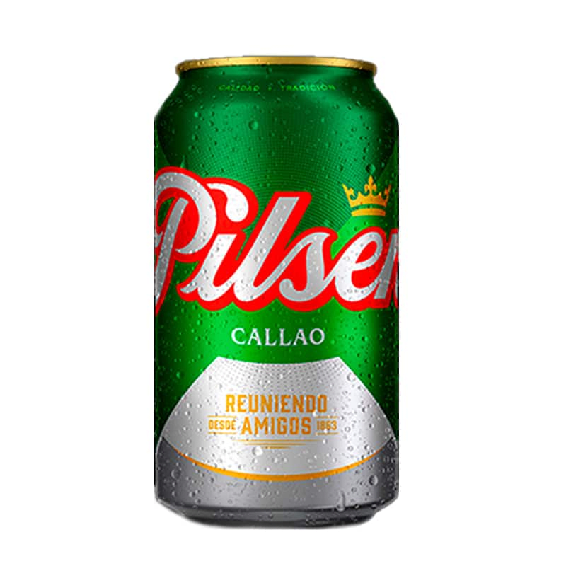 CERVEZA PILSEN LT UN 355mL