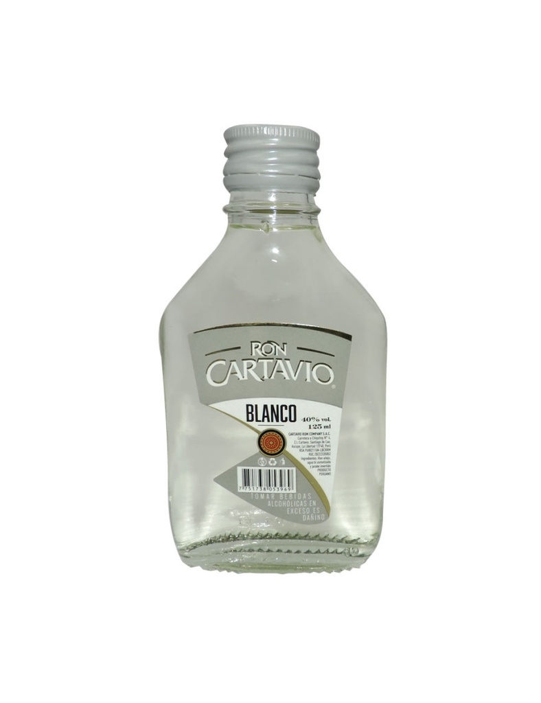 RON CARTAVIO BLANCO 125mL