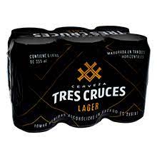 Cerveza TRES CRUCES LAGER SIX PACK 473mL