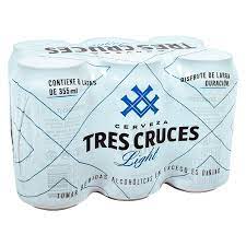 Cerveza TRES CRUCES LIGHT SIX PACK 473mL