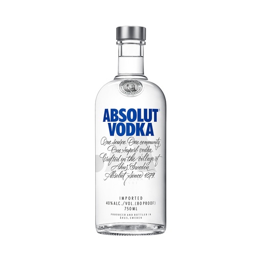 [PRBEBAVKCL06] VODKA ABSOLUT VODKA CLASICO 750mL