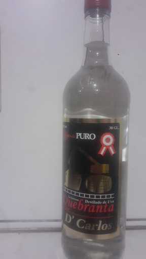 [PRBEBAPIQB01] DCARLOS PISCO PURO QUEBRANTA 750mL