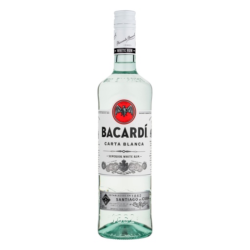 [PRBEBARNBL01] RON BACARDI CARTA BLANCA SUPERIOR 750mL